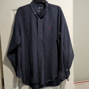 VTG Polo Ralph Lauren L/S Button Down Shirt Sz L
